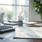 Comment calculer les charges sociales en tant qu’auto-entrepreneur calculatrice-et-documents-financiers-sur-bureau-lumineux