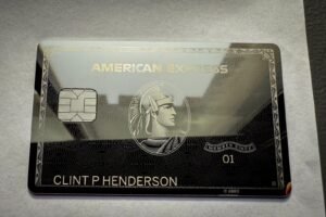 carte american express brillante sur fond elegant