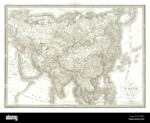 carte stylisee de lasie avec graphiques financiers