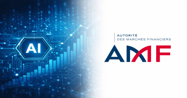 logo amf sur fond bourse crypto francaise