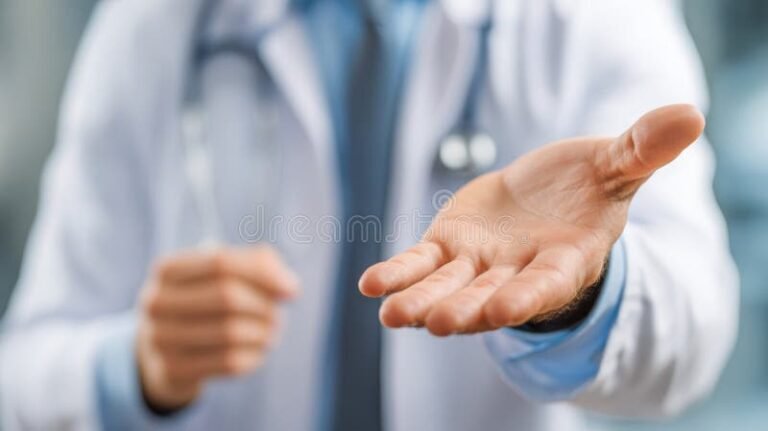 main tendue avec un contrat dassurance