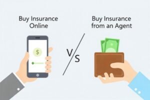 personne comparant des offres dassurance en ligne