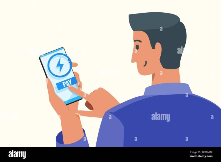 personne payant facture energie en ligne