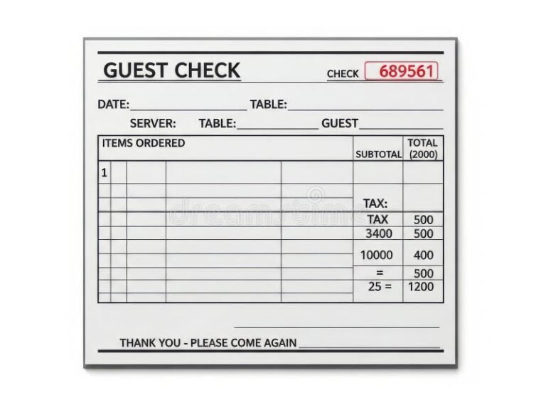 ticket restaurant et calcul dimpots visuel abstrait